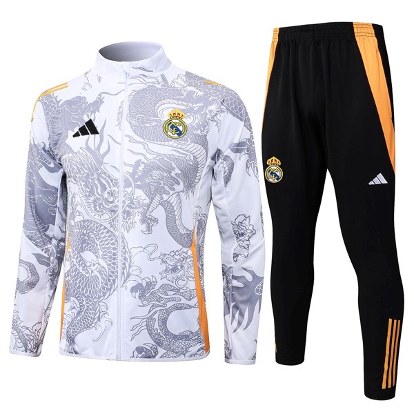 Chandal Real Madrid 2024-2025 Blanco Gris 2